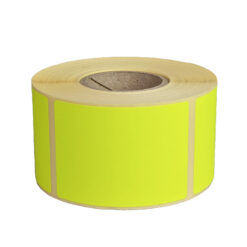 Etikety 50x70mm, reflexní papír žlutý, reflexní žlutá, D40, 500 ks na roli