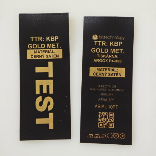 TTR páska 47mm x 300m, KBP GOLD, zlatá metalická, OUT, pryskyřice - Image 2