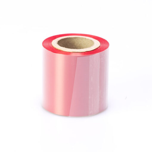 TTR páska 44mm x 100m, KBPT RED, červená, OUT, pryskyřice na textil