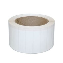 Etikety 60x15mm, polypropylen, bílá, D40, 2000 ks na roli, eliminace lepidla