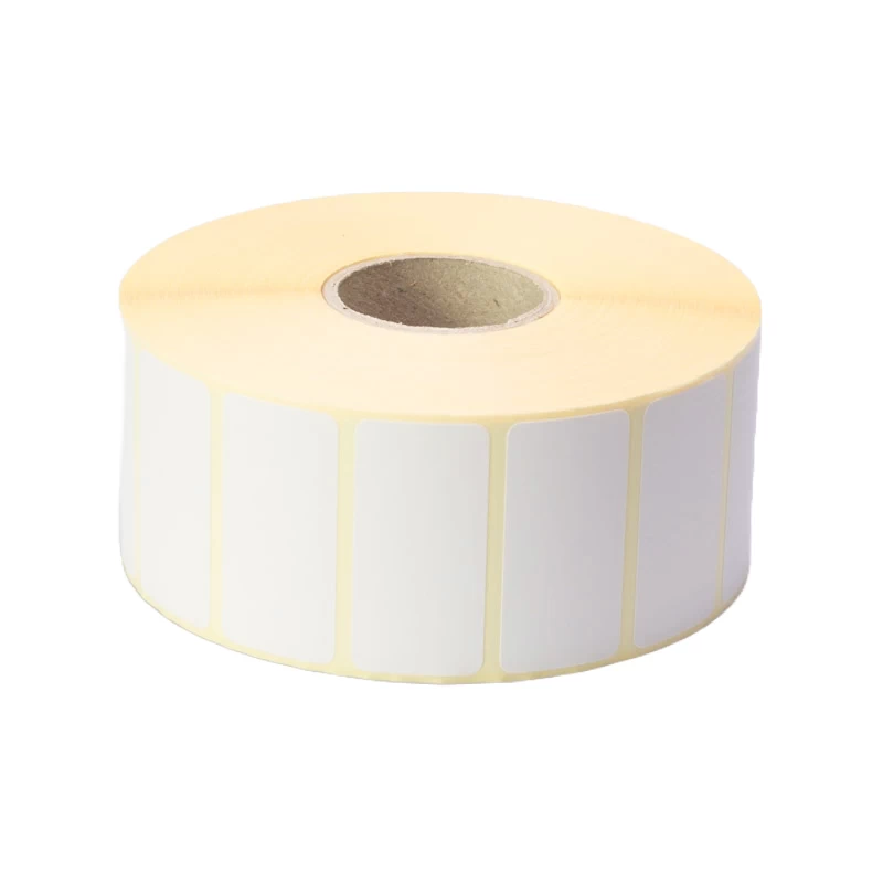 Etikety 50x25mm, vellum, bílá, D40, 3000 ks na roli