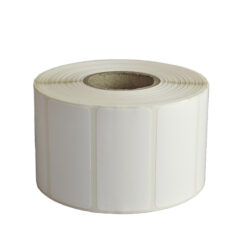 Etikety 60x30mm, polyethylen, bílá, D40, 1500 ks na roli