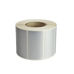 Etikety 60x30mm, PET silver, stříbrná, D40, 1000 ks na roli
