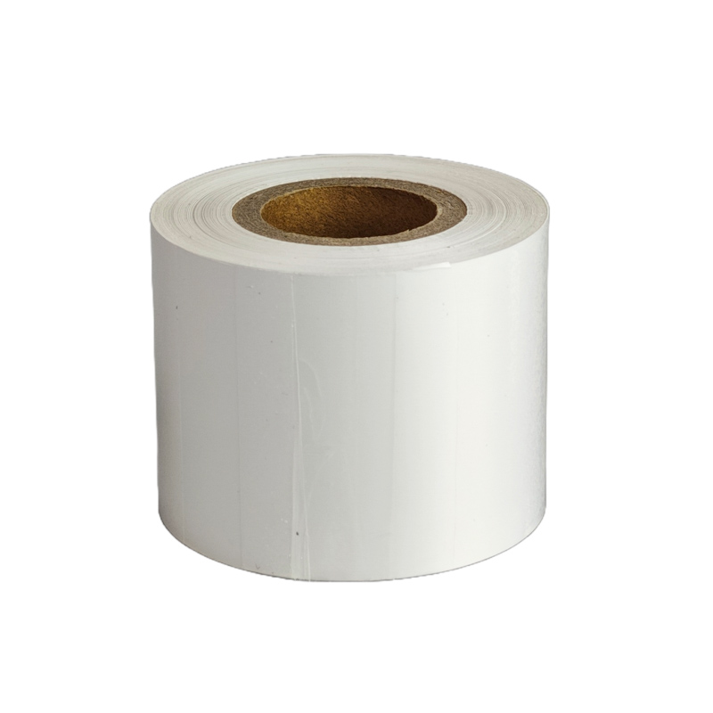 TTR páska 44mm x 200m, KBPT WHITE SH, bílá, OUT, pryskyřice na textil